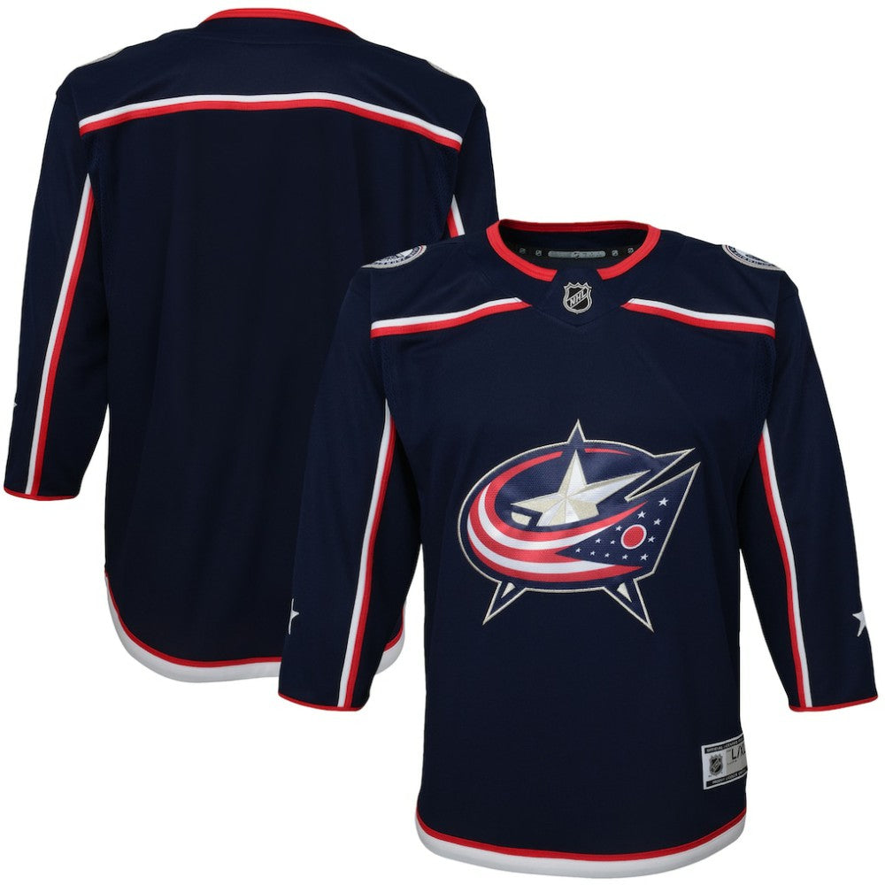 NHL Columbus Blue Jackets Youth Home Premier Jersey - Navy