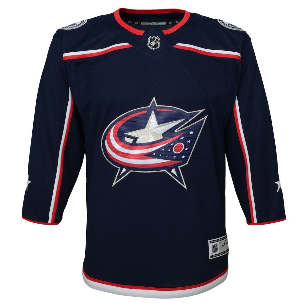 NHL Columbus Blue Jackets Youth Home Premier Jersey - Navy