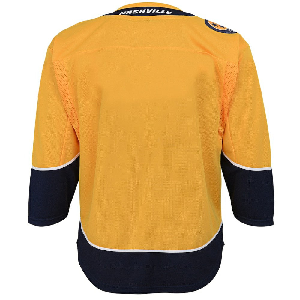 NHL Nashville Predators Youth Home Premier Blank Jersey - Yellow