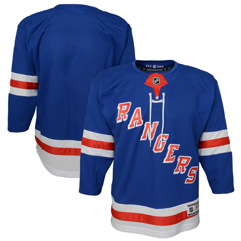 NHL New York Rangers Youth Home Premier Jersey - Blue