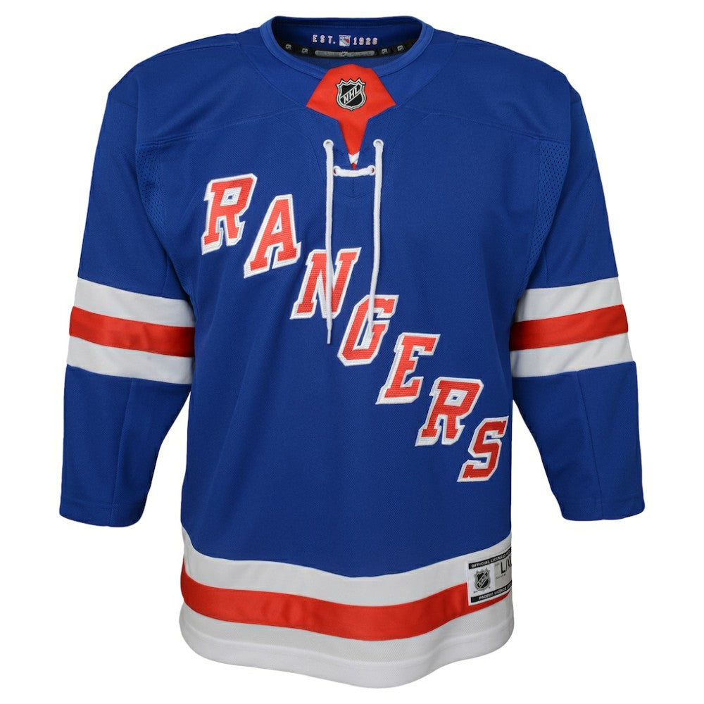 NHL New York Rangers Youth Home Premier Jersey - Blue