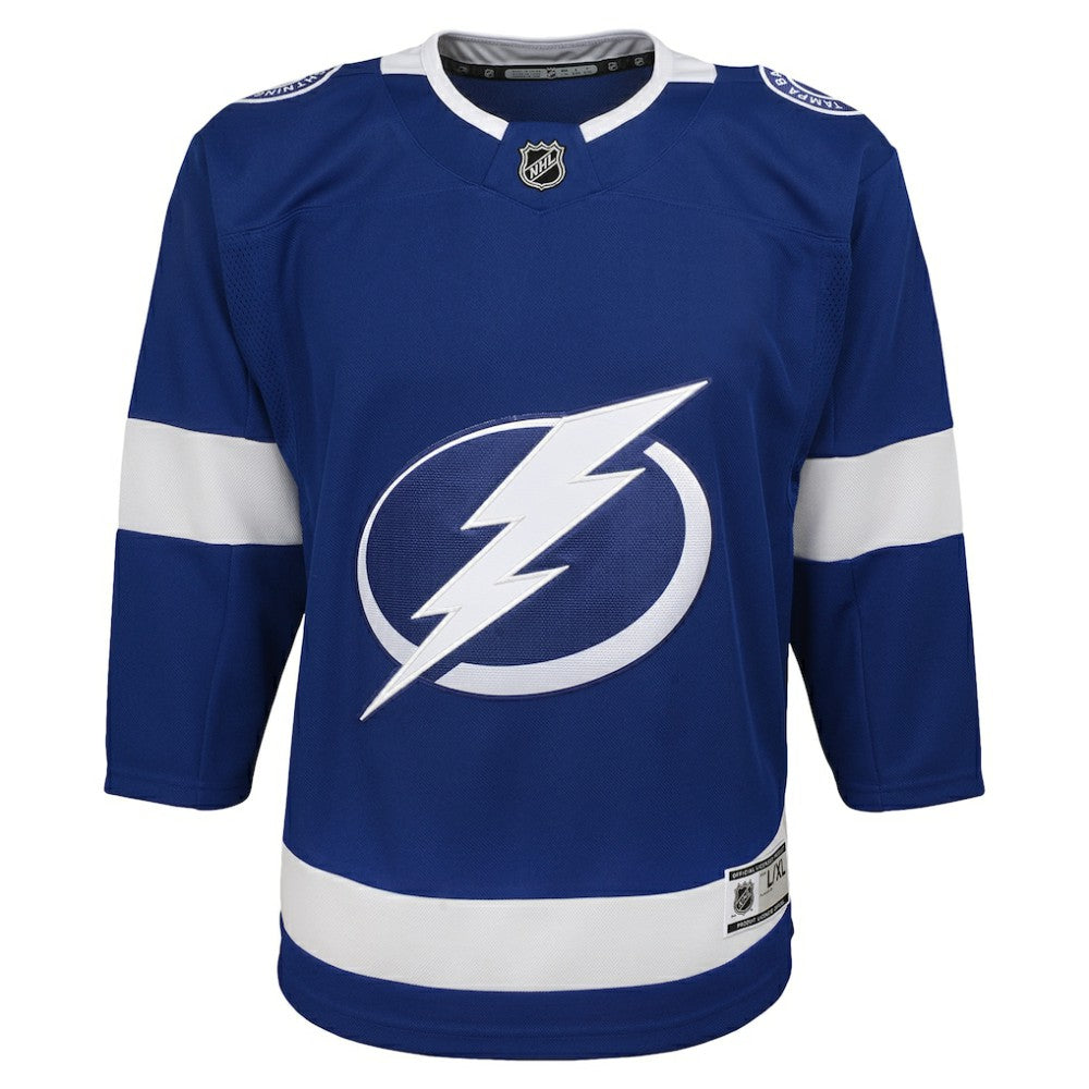 NHL Tampa Bay Lightning Youth Home Blank Premier Jersey - Blue