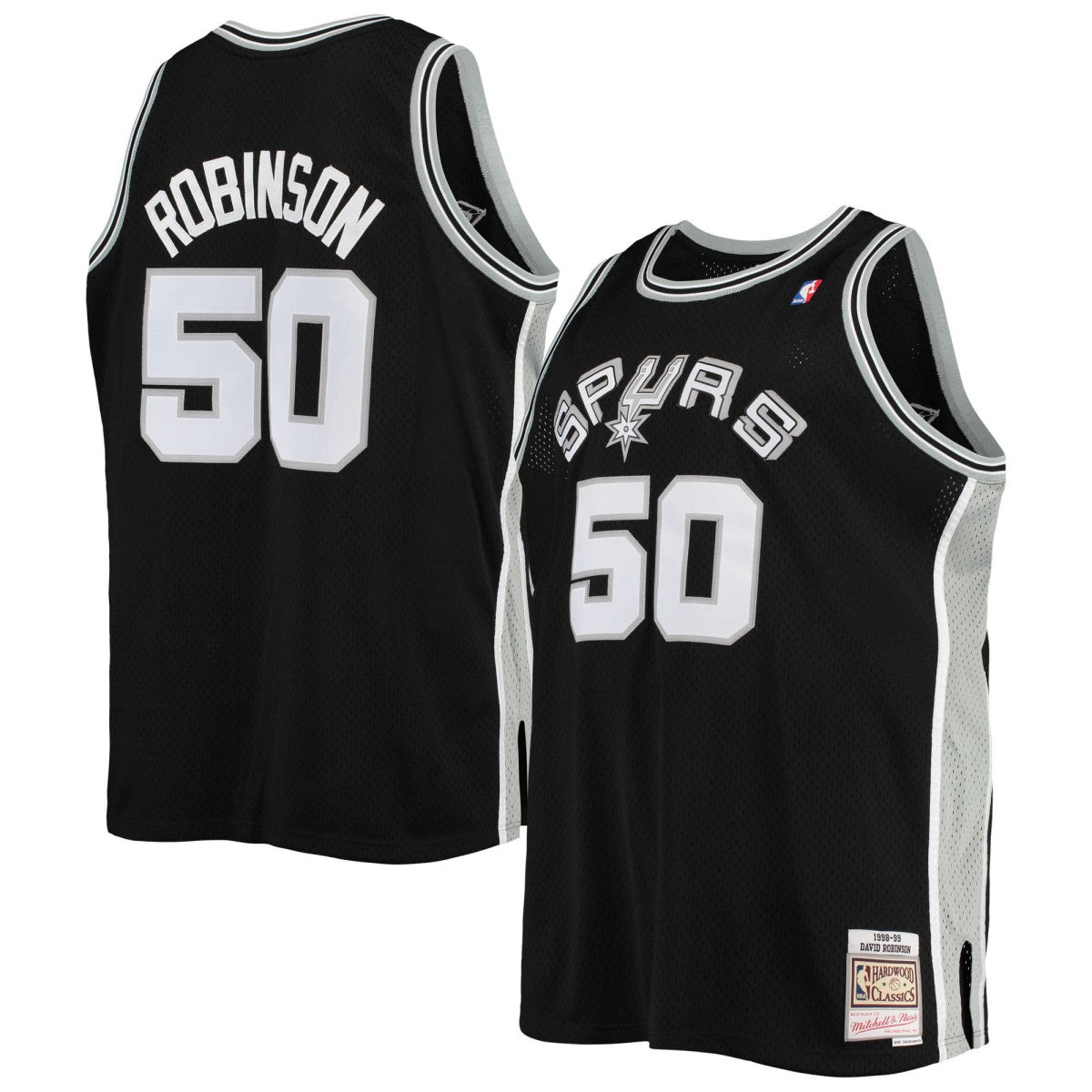 David Robinson San Antonio Spurs 1998/99 Big & Tall Hardwood Classics Swingman Jersey Black