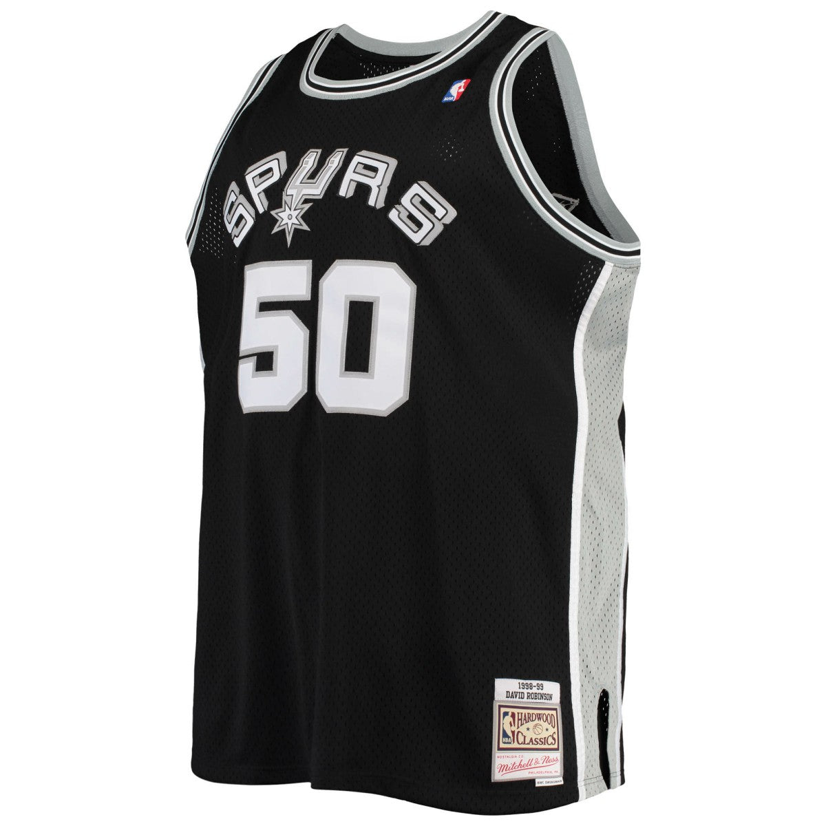 David Robinson San Antonio Spurs 1998/99 Big & Tall Hardwood Classics Swingman Jersey Black