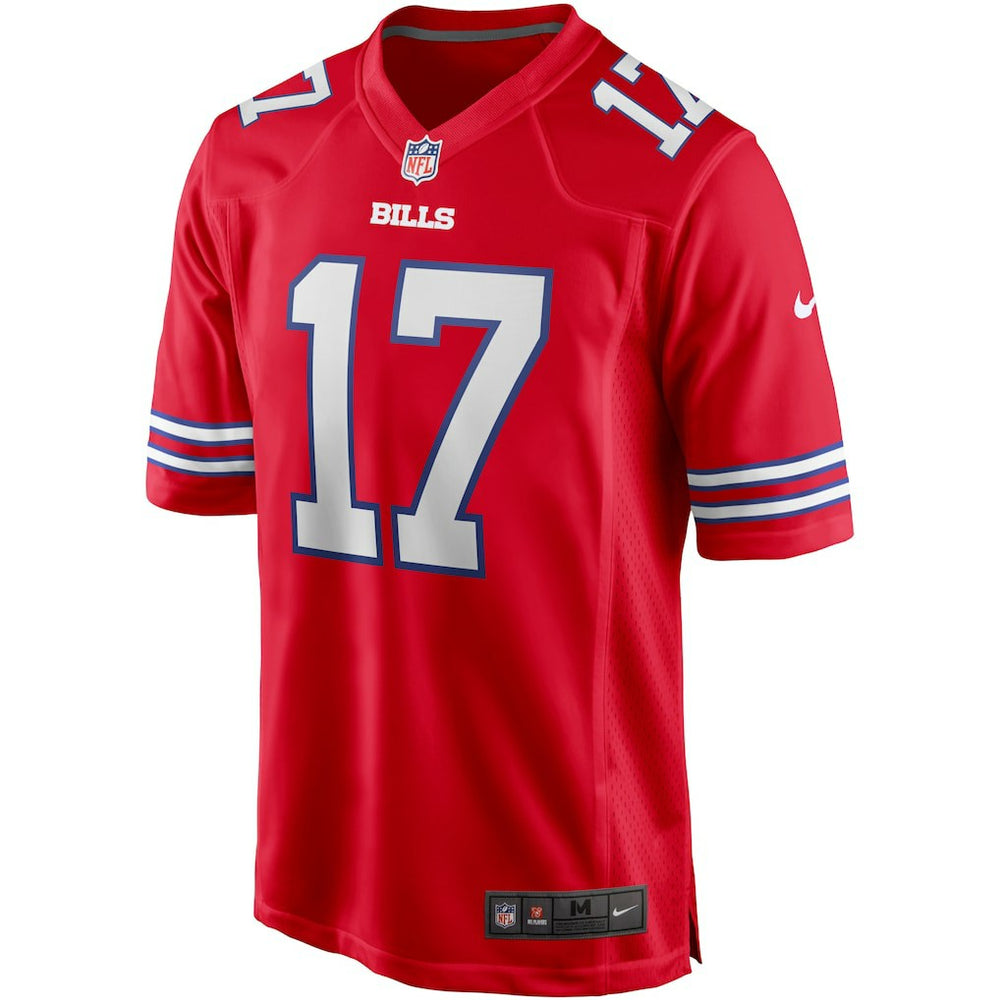Josh Allen Buffalo Bills Alternate Game Player Jersey Red