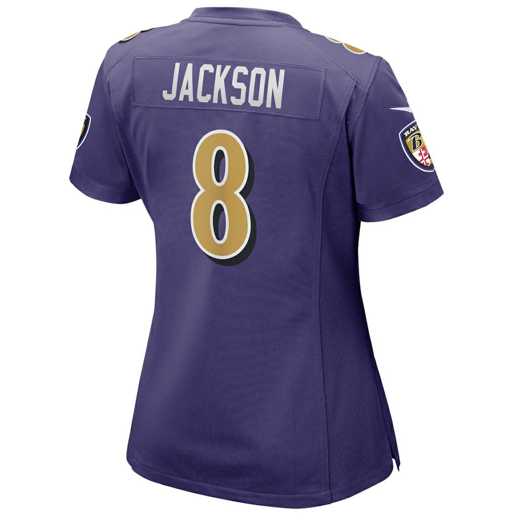 Lamar Jackson Baltimore Ravens Women's Alternate Game Player Jersey Purple