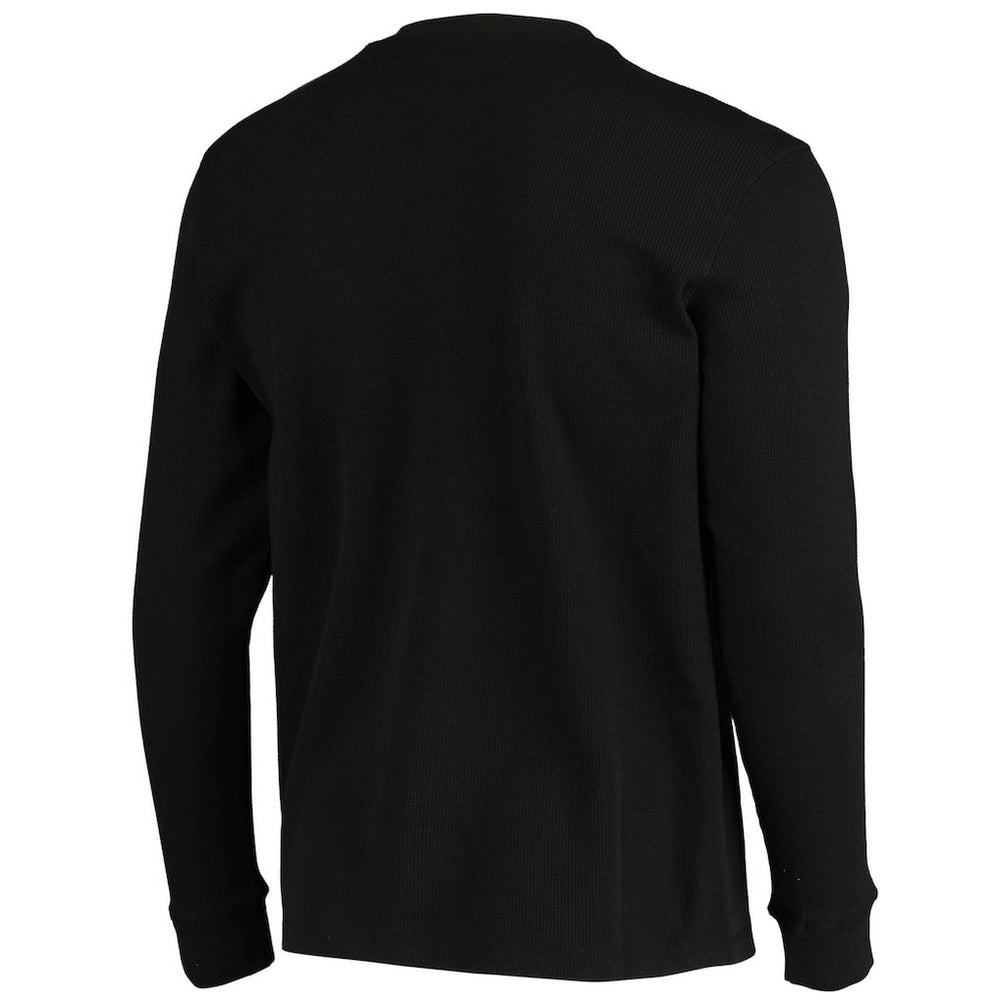 Arizona Cardinals Dunbrooke Logo Maverick Thermal Henley Long Sleeve T-Shirt Black