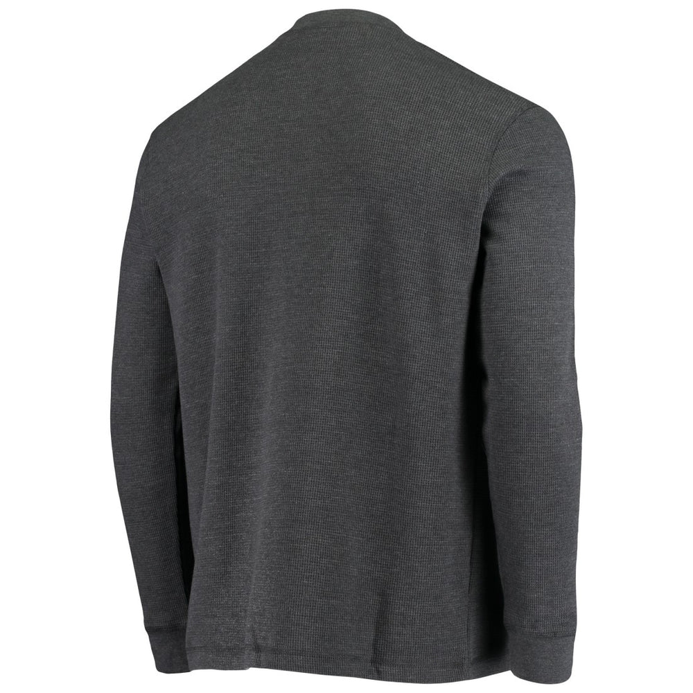 Tampa Bay Buccaneers Dunbrooke Logo Maverick Thermal Henley Long Sleeve T-Shirt Charcoal