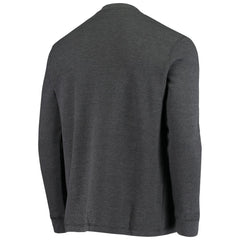 Tampa Bay Buccaneers Dunbrooke Logo Maverick Thermal Henley Long Sleeve T-Shirt Charcoal