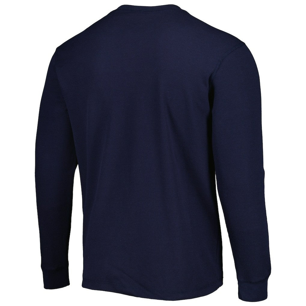 Dallas Cowboys Maverick Thermal Henley Long Sleeve T-Shirt Navy