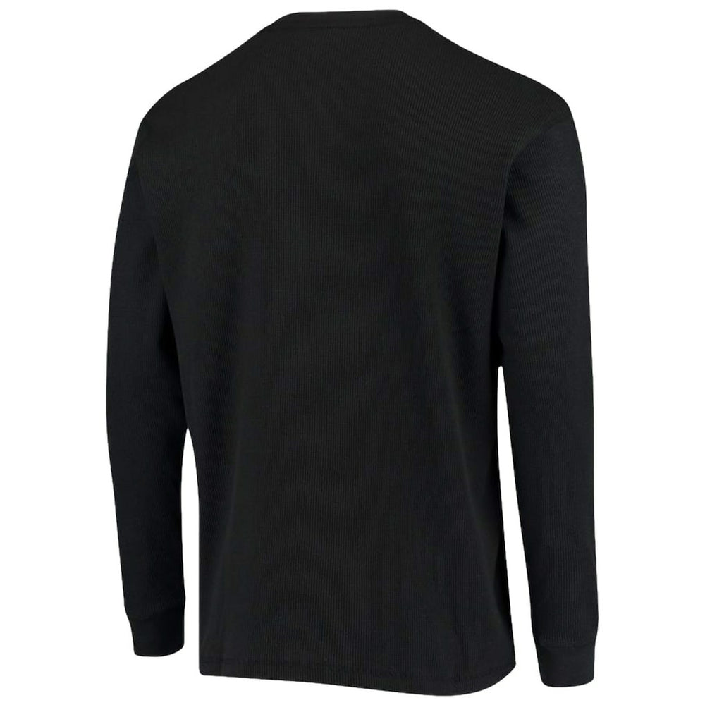 Jacksonville Jaguars Dunbrooke Logo Maverick Thermal Henley Long Sleeve T-Shirt Black