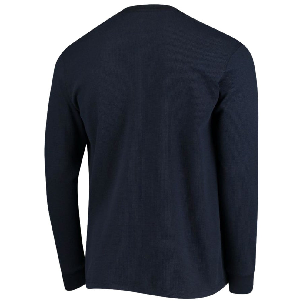 Tennessee Titans Dunbrooke Logo Maverick Thermal Henley Long Sleeve T-Shirt Navy