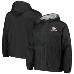 Cincinnati Bengals Dunbrooke Logo Legacy Stadium Full-Zip Jacket- Black