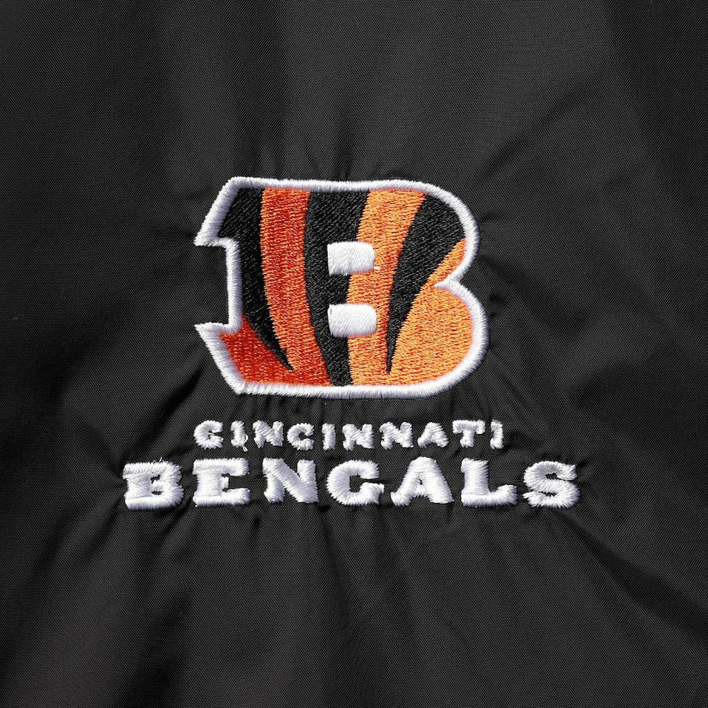 Cincinnati Bengals Dunbrooke Logo Legacy Stadium Full-Zip Jacket- Black