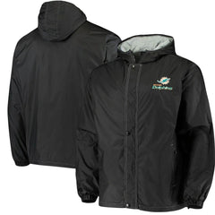 Miami Dolphins Dunbrooke Logo Legacy Stadium Full-Zip Jacket- Black