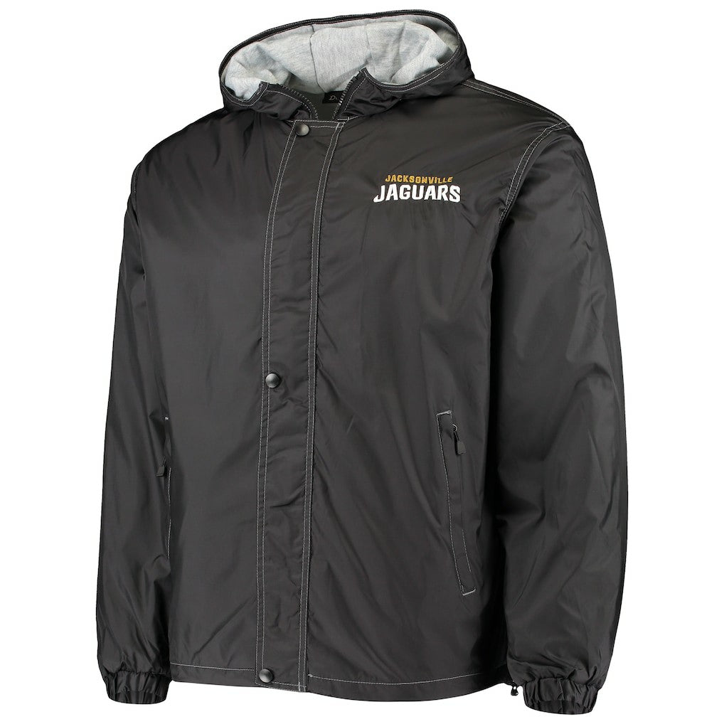 Jacksonville Jaguars Dunbrooke Logo Legacy Stadium Full-Zip Jacket- Black