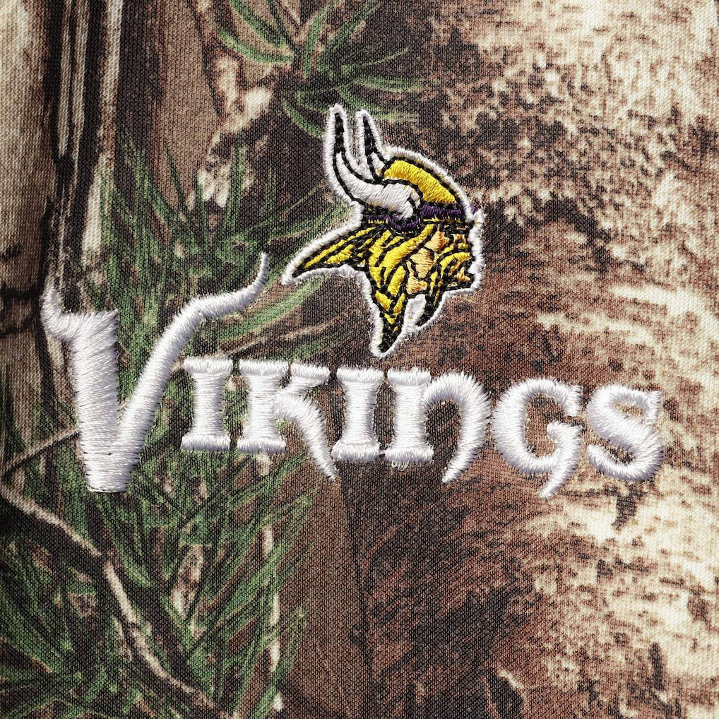 Minnesota Vikings Dunbrooke Circle Champion Tech Fleece Pullover Hoodie Realtree Camo