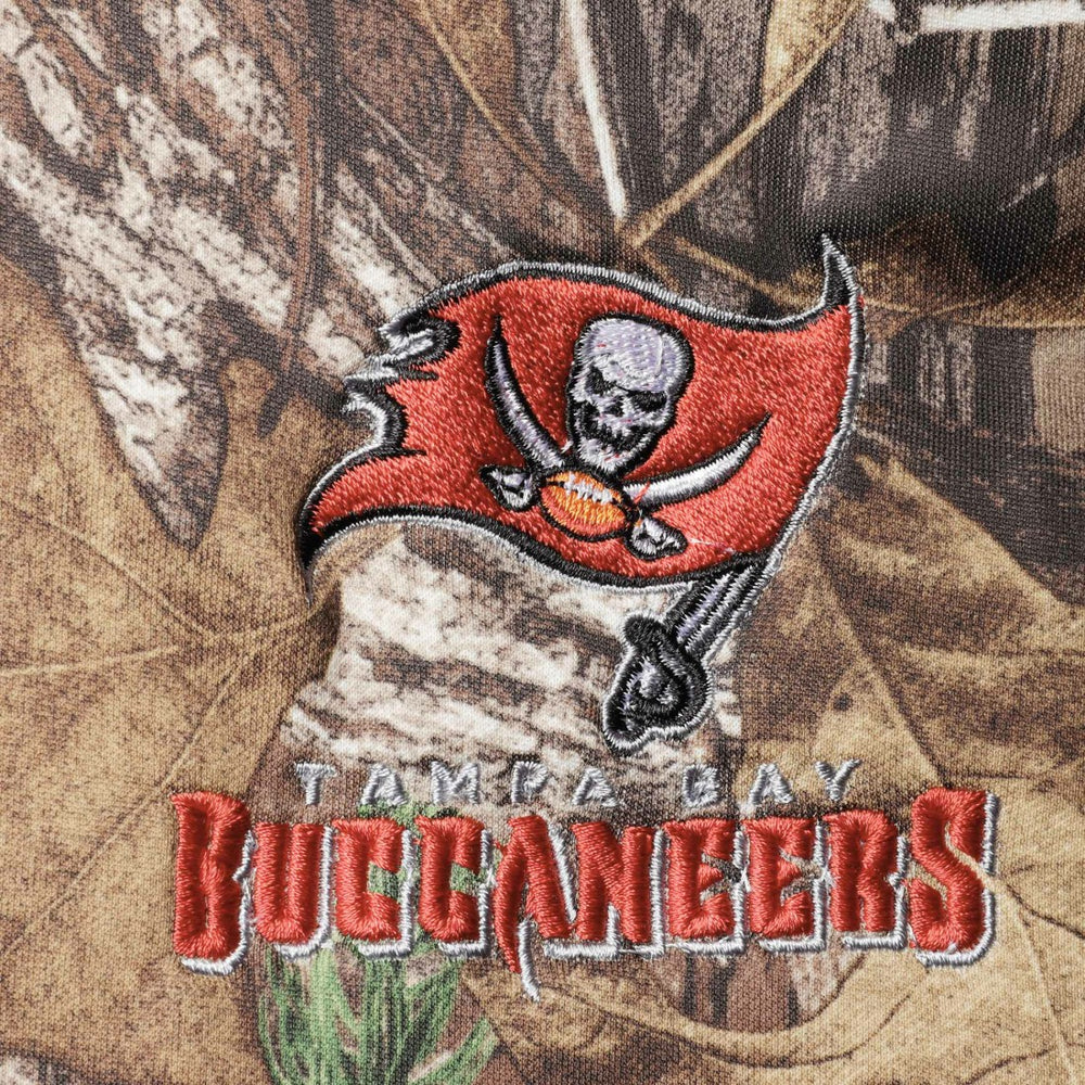 Tampa Bay Buccaneers Dunbrooke Circle Champion Tech Fleece Pullover Hoodie Realtree Camo