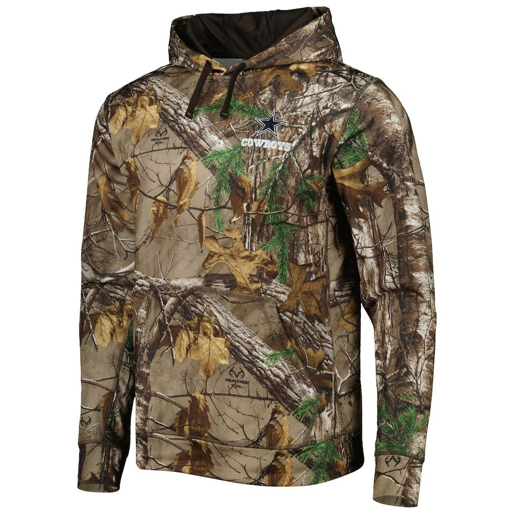 Dallas Cowboys Champion Tech Fleece Pullover Hoodie Realtree Camo