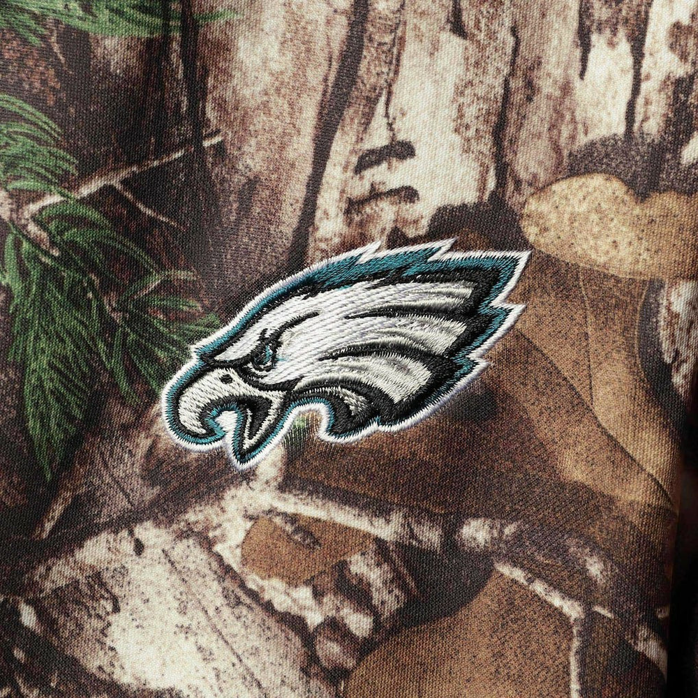 Philadelphia Eagles Dunbrooke Circle Champion Tech Fleece Pullover Hoodie Realtree Camo