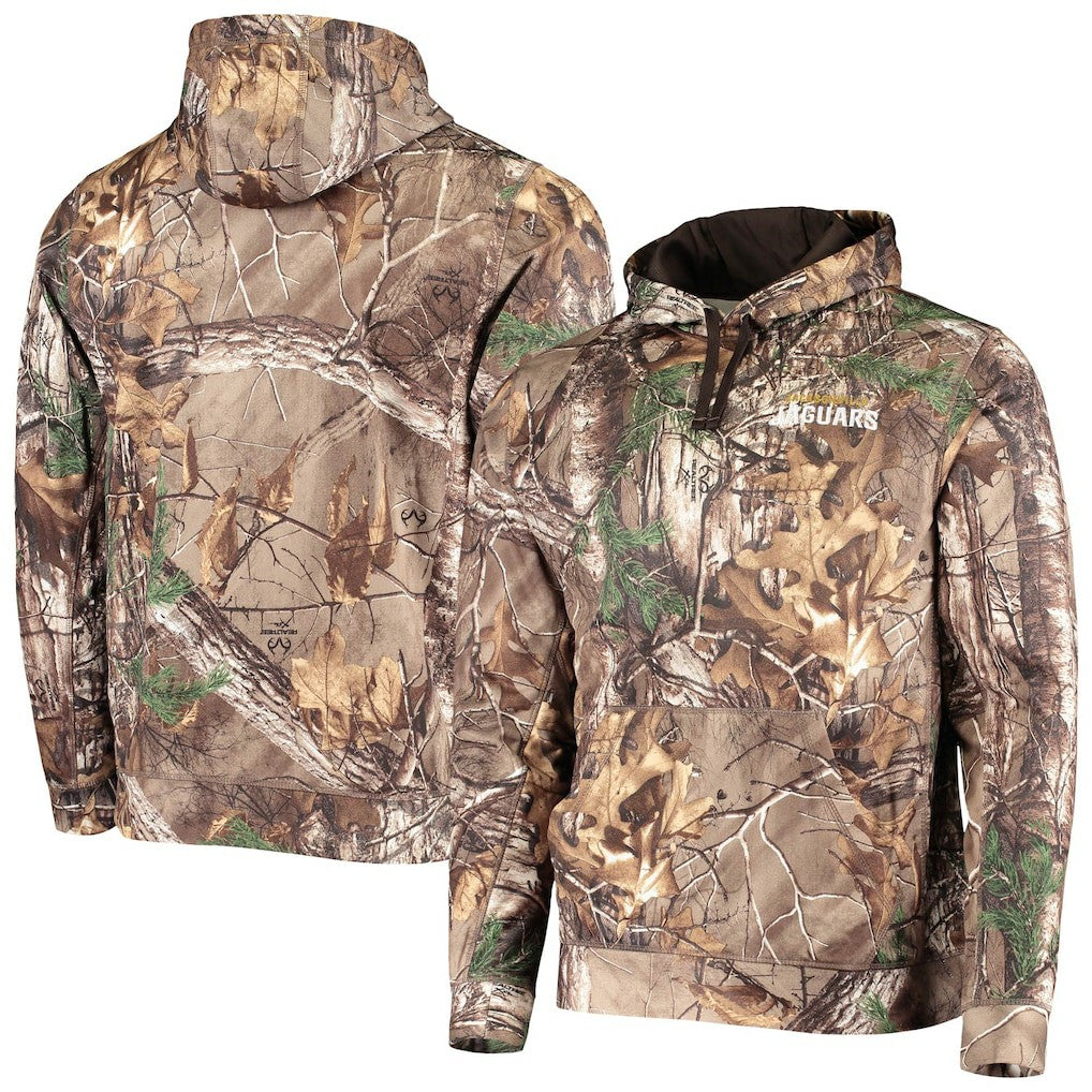 Jacksonville Jaguars Dunbrooke Circle Champion Tech Fleece Pullover Hoodie Realtree Camo