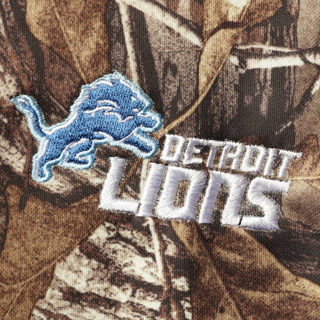 Detroit Lions Dunbrooke Circle Champion Tech Fleece Pullover Hoodie Realtree Camo