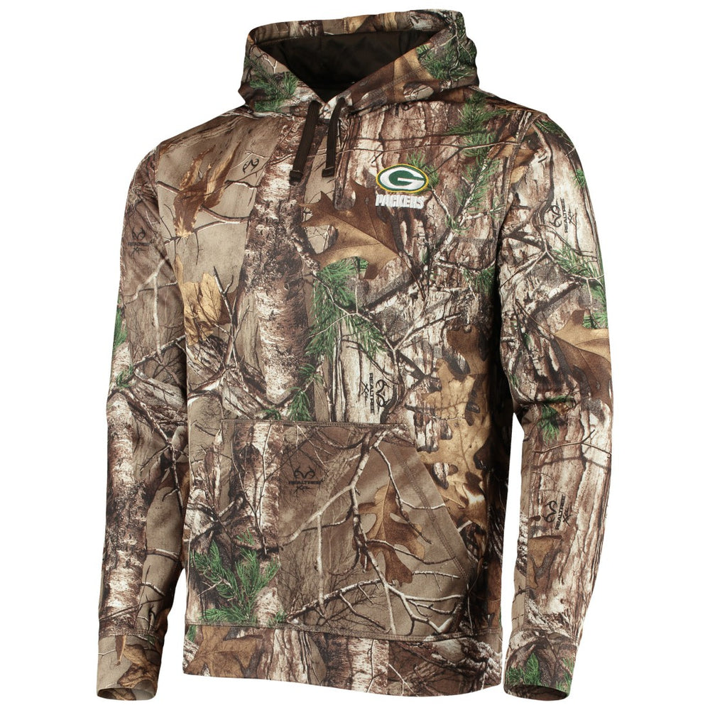 Green Bay Packers Dunbrooke Circle Champion Tech Fleece Pullover Hoodie Realtree Camo