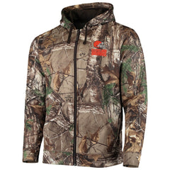 Cleveland Browns Dunbrooke Trophy Tech Fleece Full-Zip Hoodie Realtree Camo