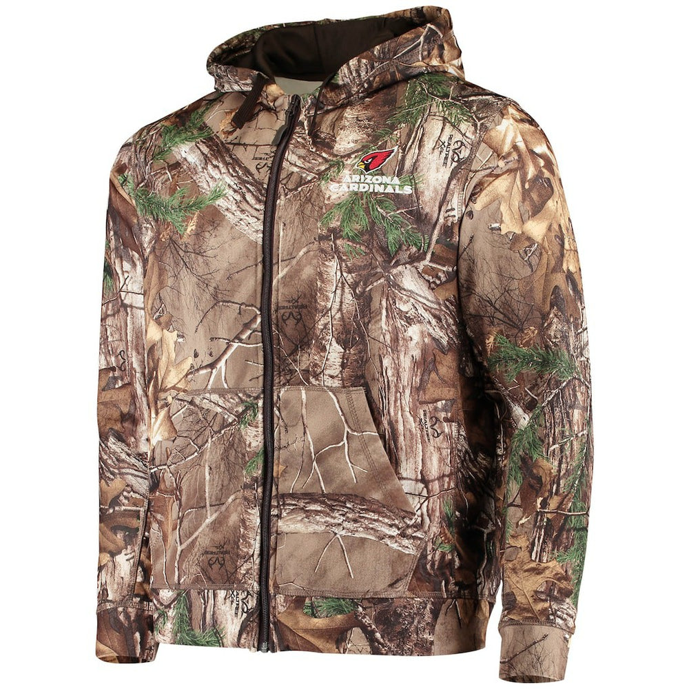 Arizona Cardinals Dunbrooke Trophy Tech Fleece Full-Zip Hoodie Realtree Camo