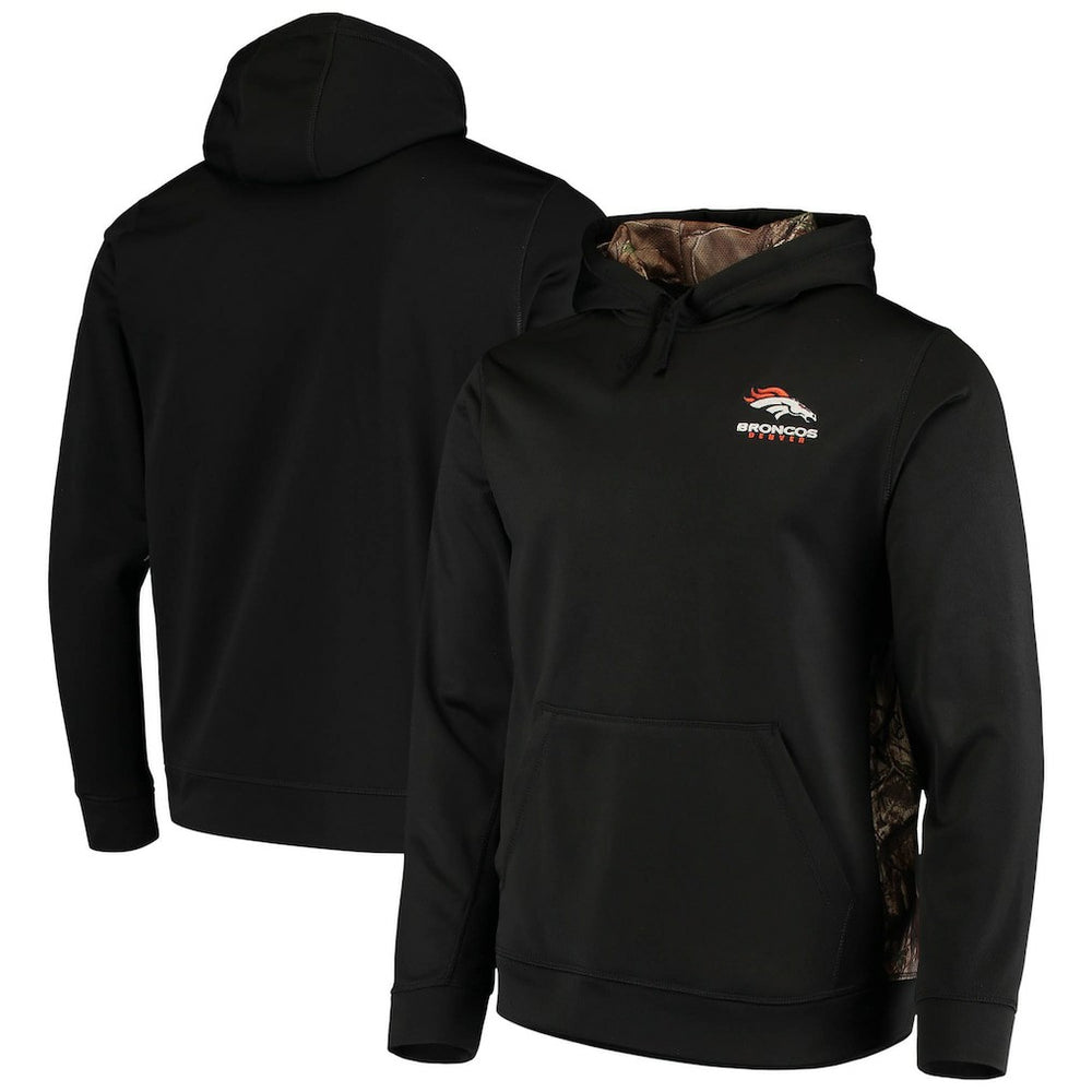 Denver Broncos Dunbrooke Logo Ranger Pullover Hoodie Black/Realtree Camo