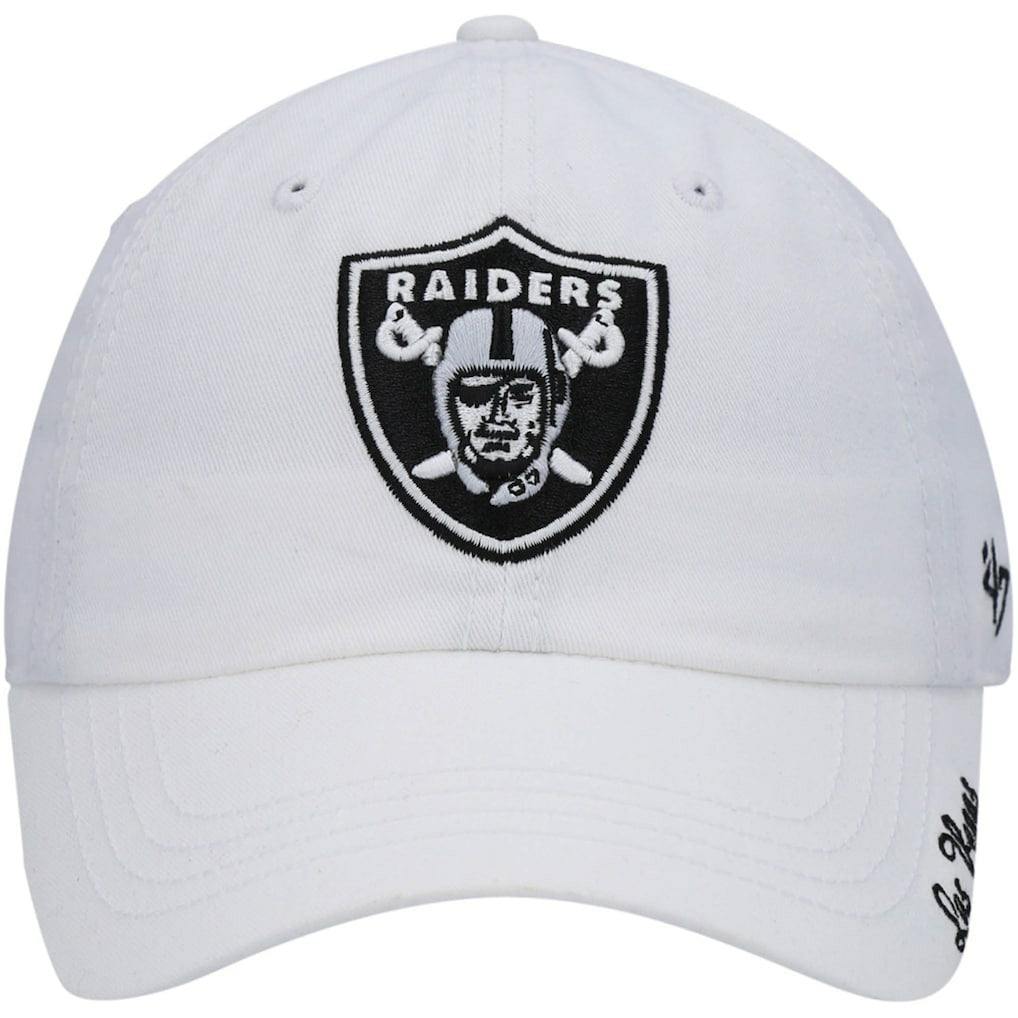 Las Vegas Raiders '47 Women's Miata Clean Up Primary Adjustable Hat White