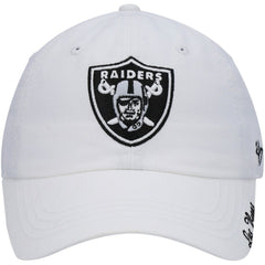 Las Vegas Raiders '47 Women's Miata Clean Up Primary Adjustable Hat White