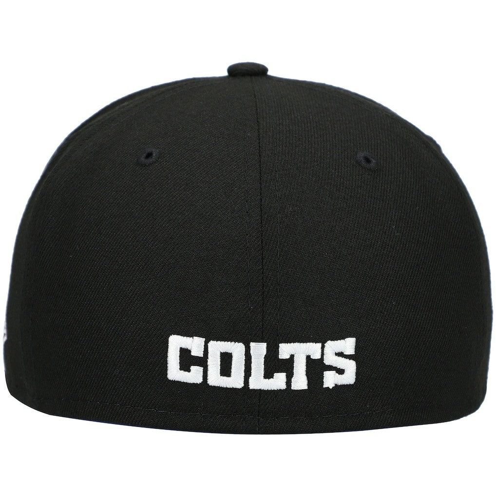 Indianapolis Colts New Era Omaha 59FIFTY Fitted Hat Black