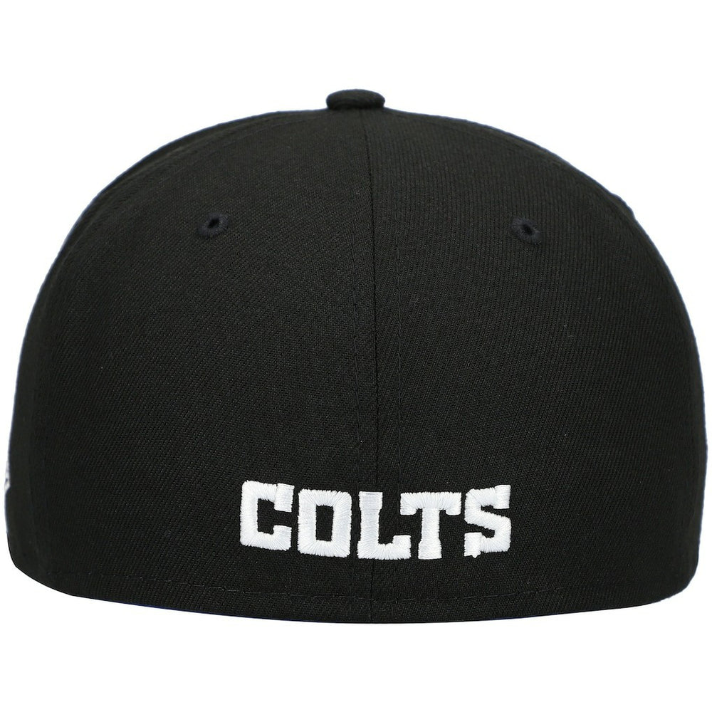 Indianapolis Colts New Era Omaha 59FIFTY Fitted Hat Black
