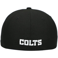 Indianapolis Colts New Era Omaha 59FIFTY Fitted Hat Black