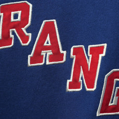 NHL Mark Messier New York Rangers '47 Retired Player Name & Number Lacer Pullover Hoodie - Blue