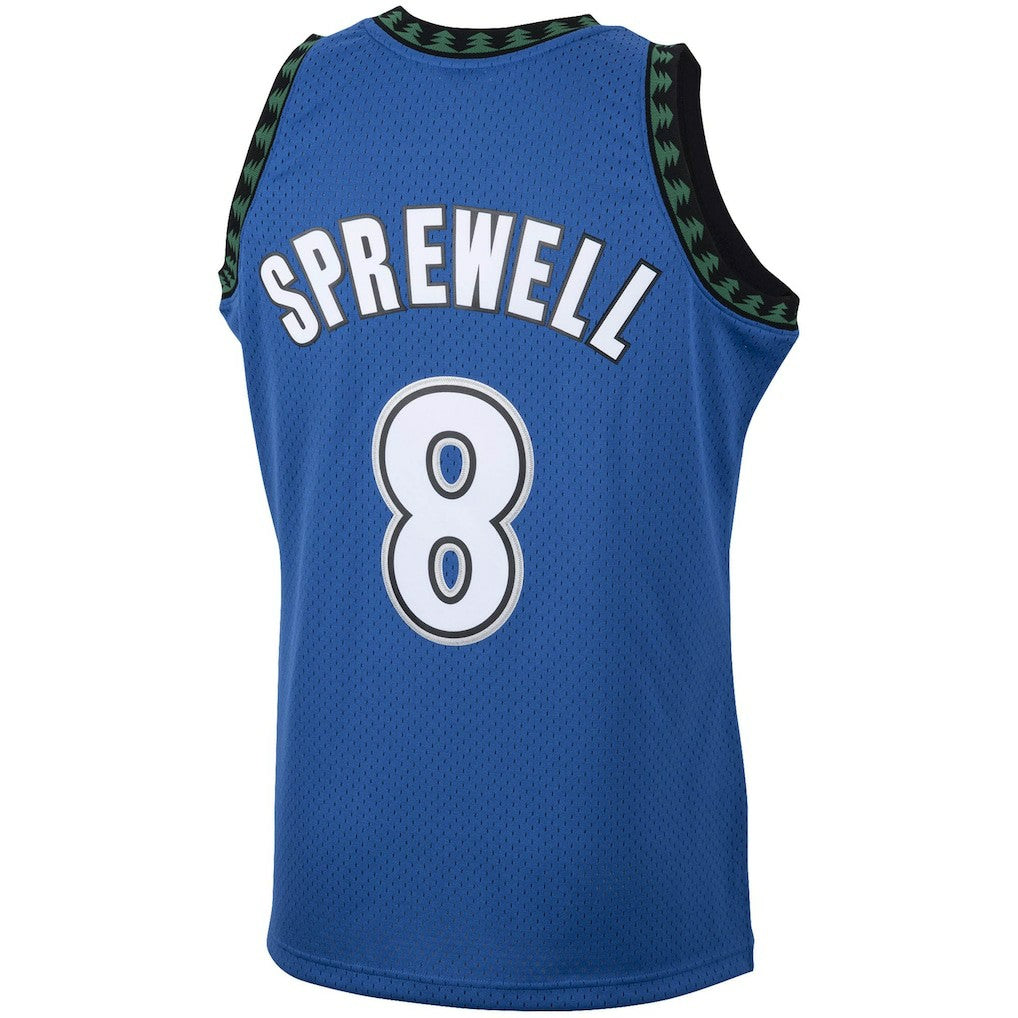 Latrell Sprewell Minnesota Timberwolves 2003/04 Hardwood Classics Swingman Jersey Blue