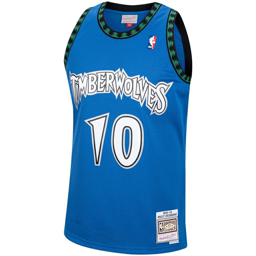 Wally Szczerbiak Minnesota Timberwolves 2003/04 Hardwood Classics Swingman Jersey Blue
