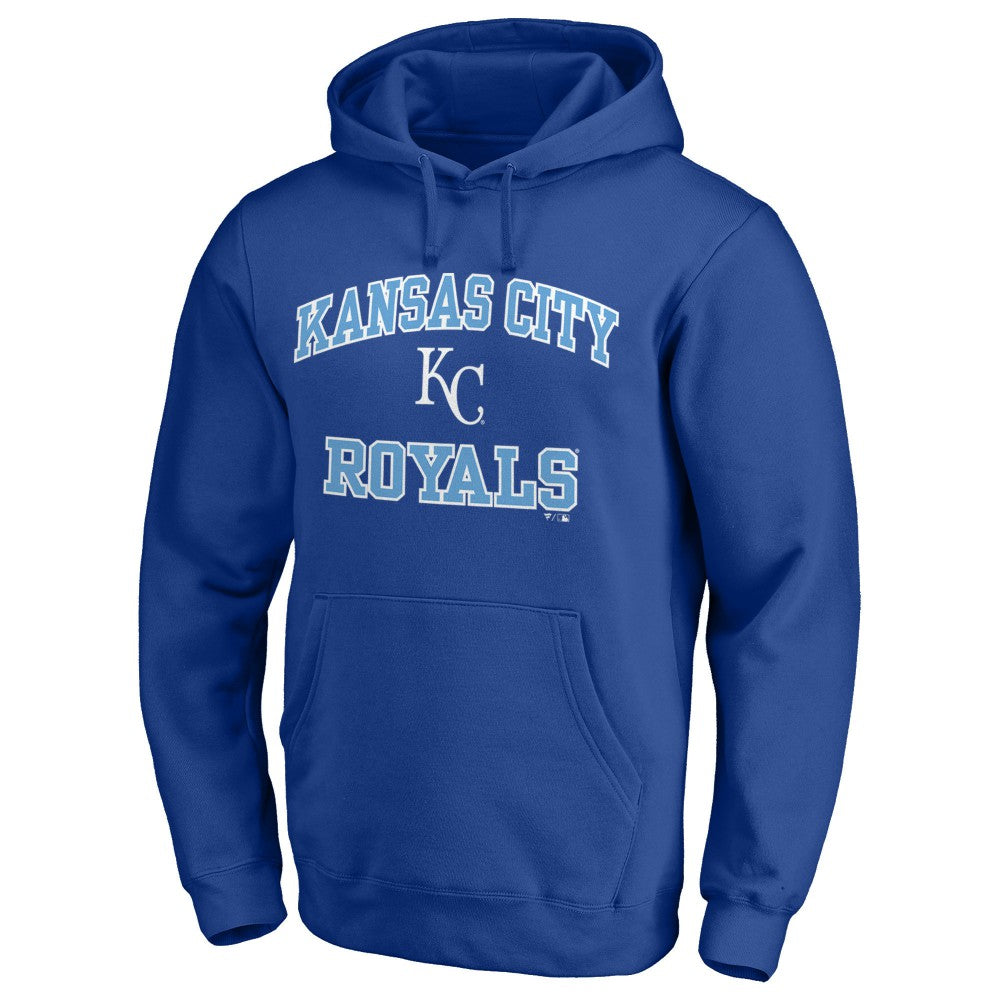 Kansas City Royals Heart & Soul Pullover Hoodie - Royal Hoodies