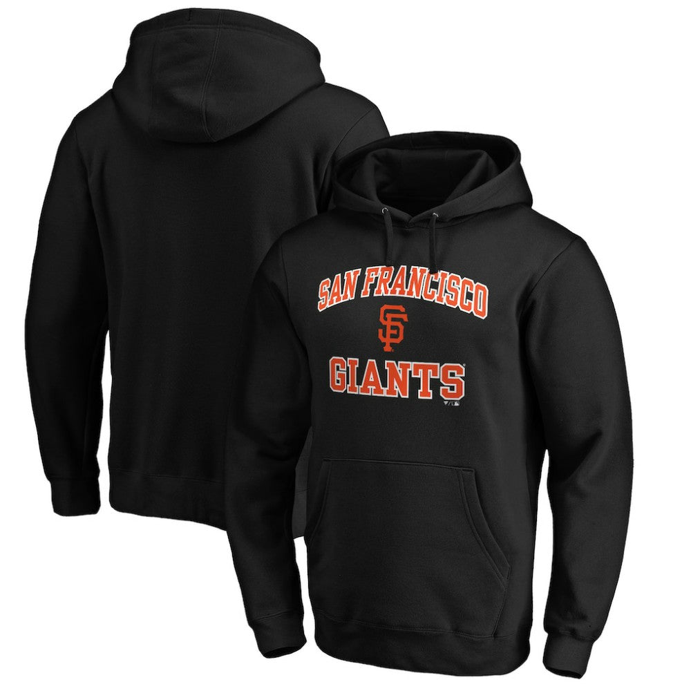 San Francisco Giants Heart & Soul Pullover Hoodie - Black Hoodies
