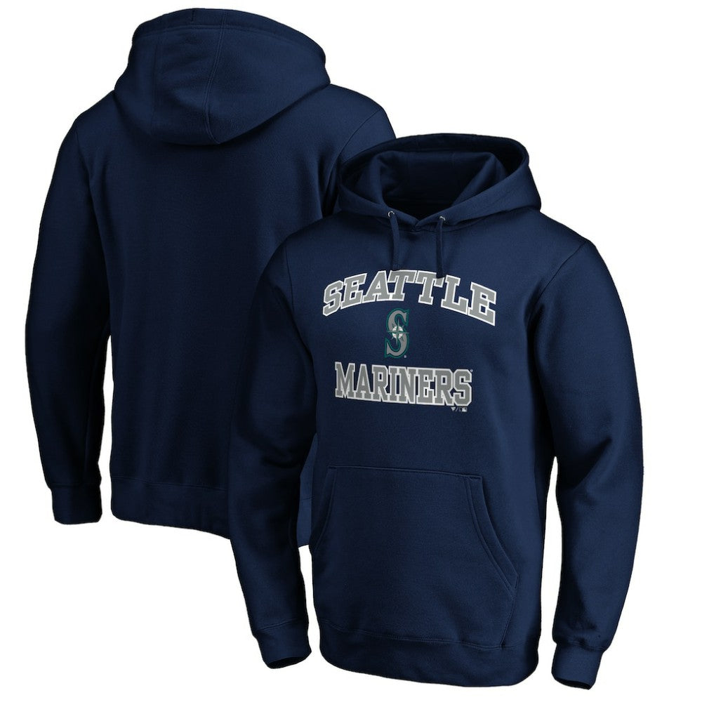 Seattle Mariners Heart & Soul Pullover Hoodie - Navy Hoodies