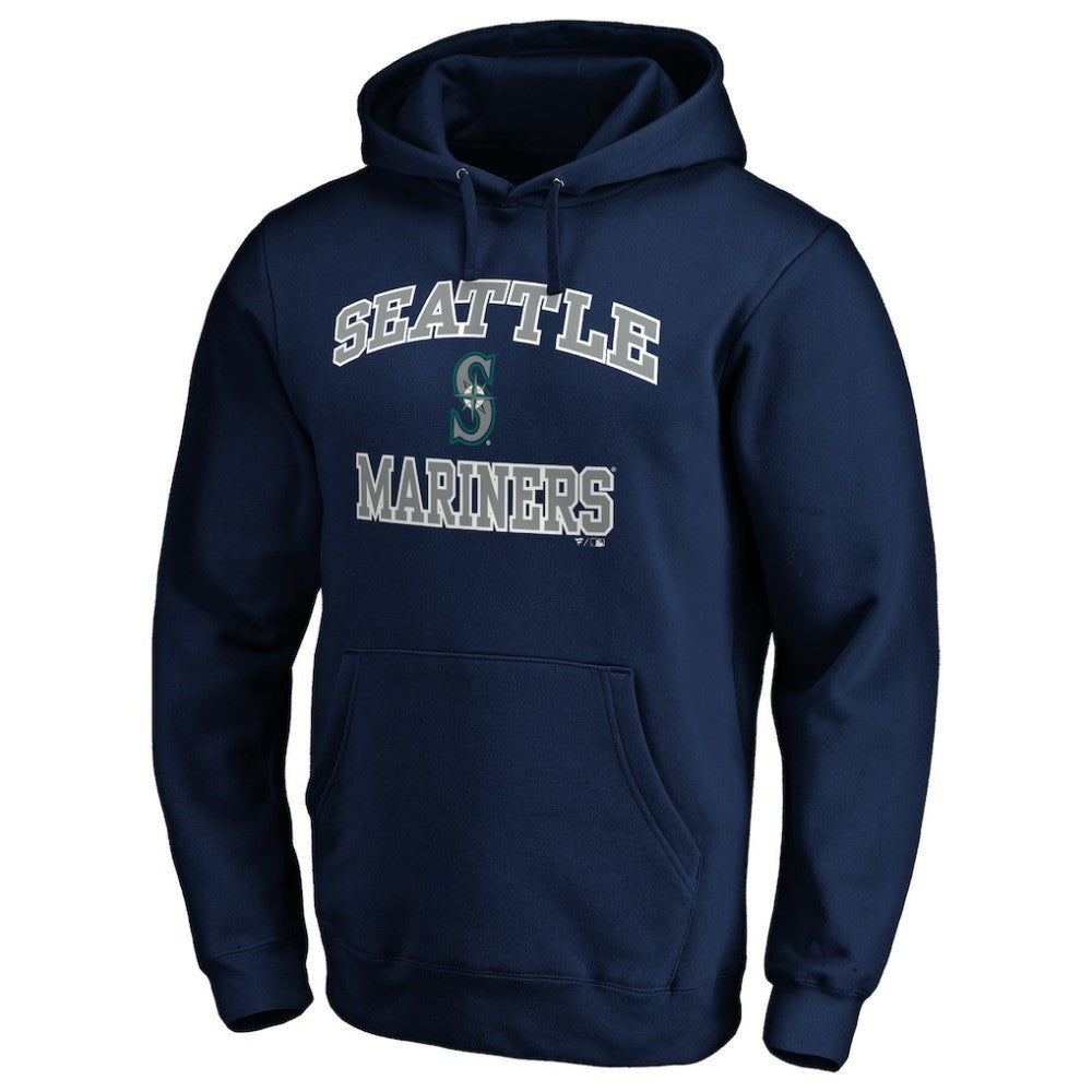 Seattle Mariners Heart & Soul Pullover Hoodie - Navy Hoodies