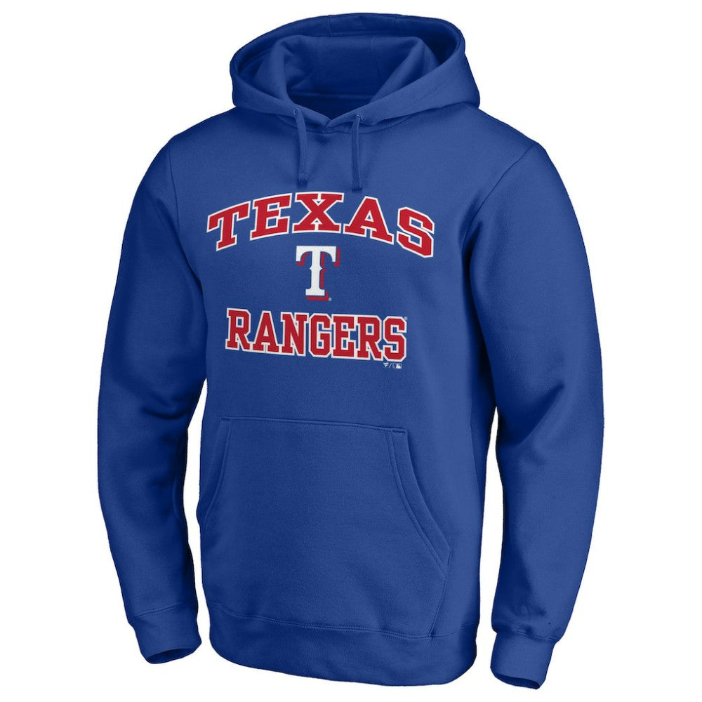 Texas Rangers Heart & Soul Pullover Hoodie - Royal Hoodies