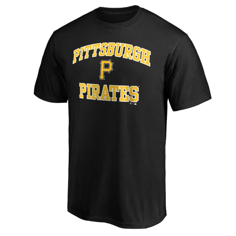 Pittsburgh Pirates Fanatics MTO Label Heart & Soul T-Shirt - Black T-shirts