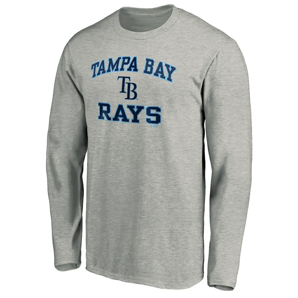 Tampa Bay Rays Team Heart & Soul Long Sleeve T-Shirt - Heathered Gray T-shirts