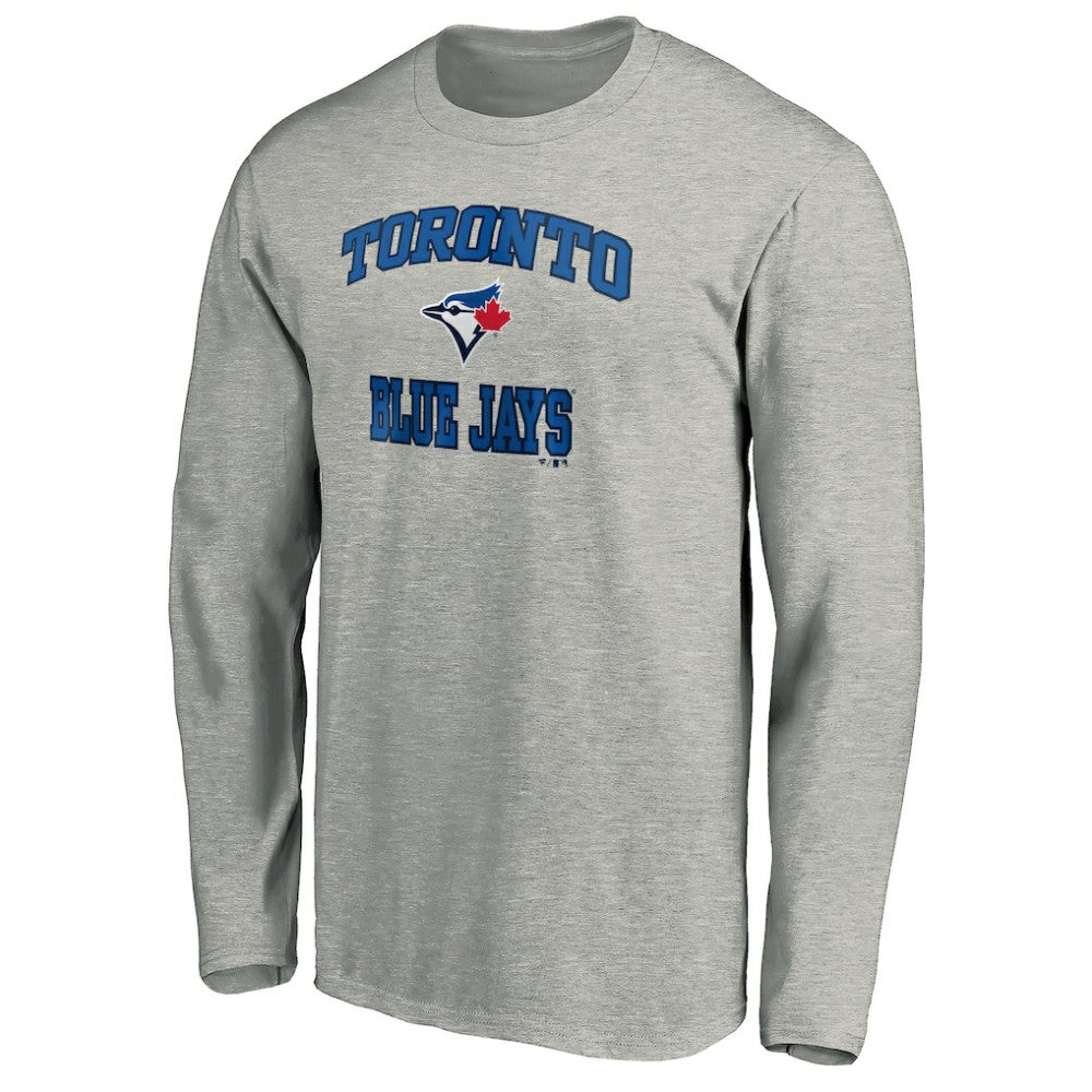 Toronto Blue Jays Team Heart & Soul Long Sleeve T-Shirt - Heathered Gray T-shirts