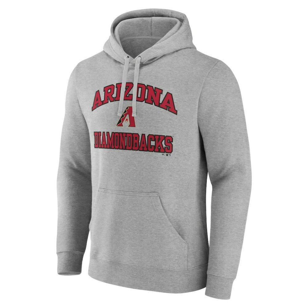 Arizona Diamondbacks Fanatics MTO Label Heart & Soul Pullover Hoodie - Heather Gray Hoodies