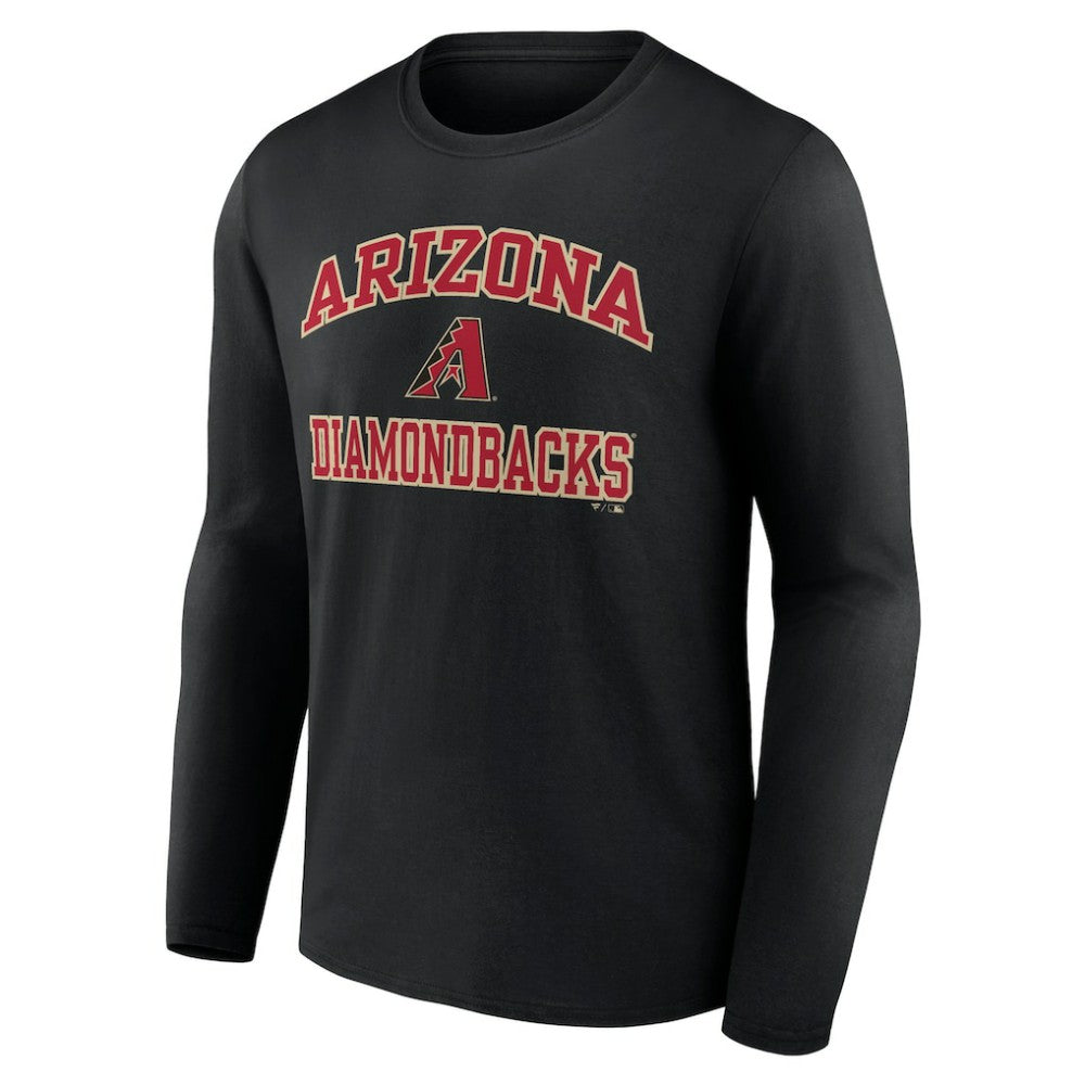 Men's Black Arizona Diamondbacks Team Heart & Soul Long Sleeve T-Shirt T-shirts