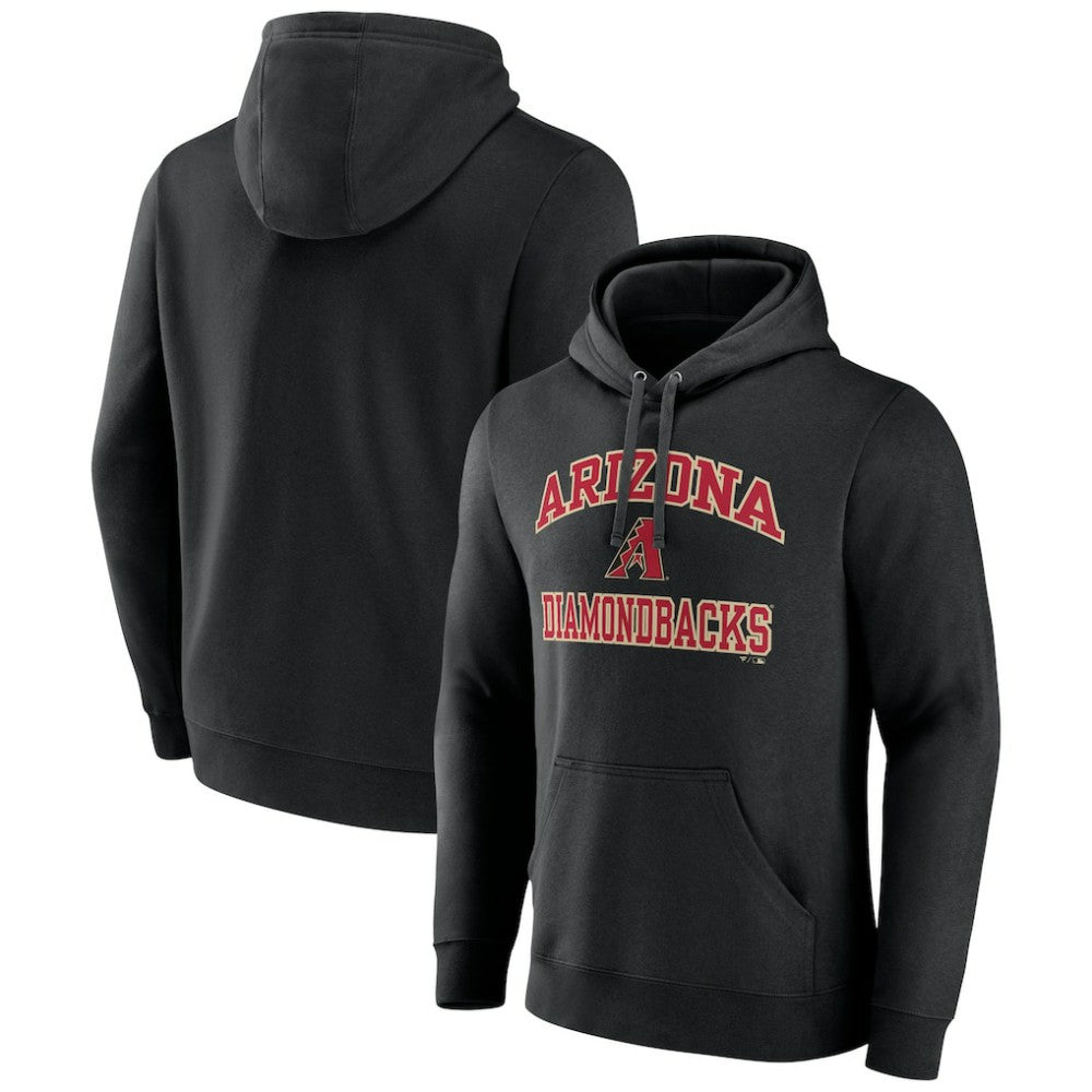 Arizona Diamondbacks Heart & Soul Pullover Hoodie - Black Hoodies