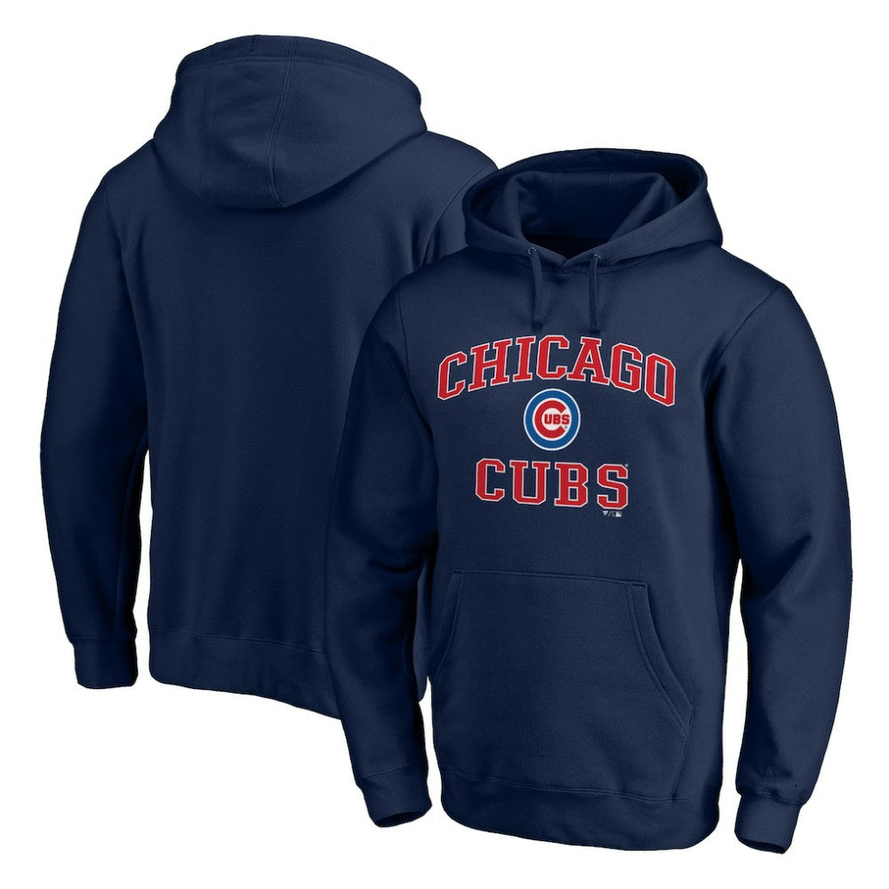 Chicago Cubs Heart & Soul Pullover Hoodie - Navy Hoodies